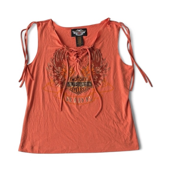 Harley Davidson Tank Top Woman's Medium - Picture 2 of 10